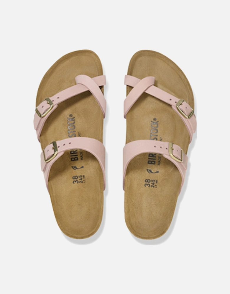 Women's Mayari Nubuck Leather Sandal Soft Pink