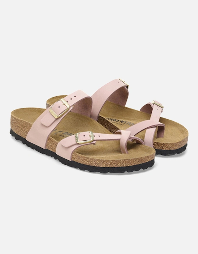 Women's Mayari Nubuck Leather Sandal Soft Pink