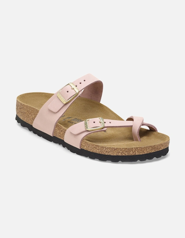 Women's Mayari Nubuck Leather Sandal Soft Pink