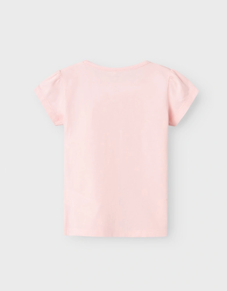 Mini Short Sleeve Top Box Parfait Pink