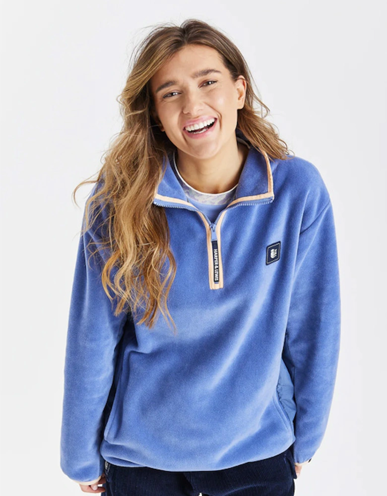 Unisex Nova 1/4 Zip Fleece Pale Airforce