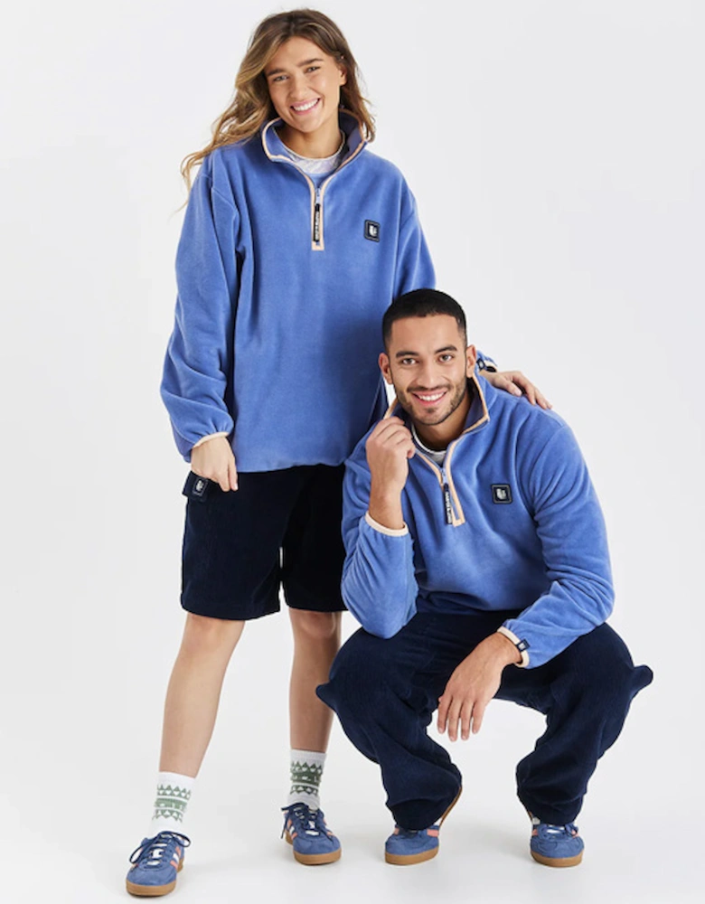 Unisex Nova 1/4 Zip Fleece Pale Airforce