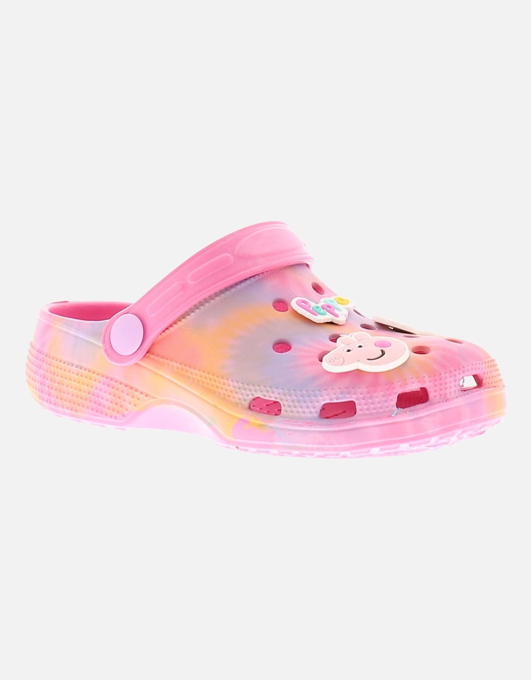 Girls Sandals Infants Sliders Clog pink UK Size, 6 of 5