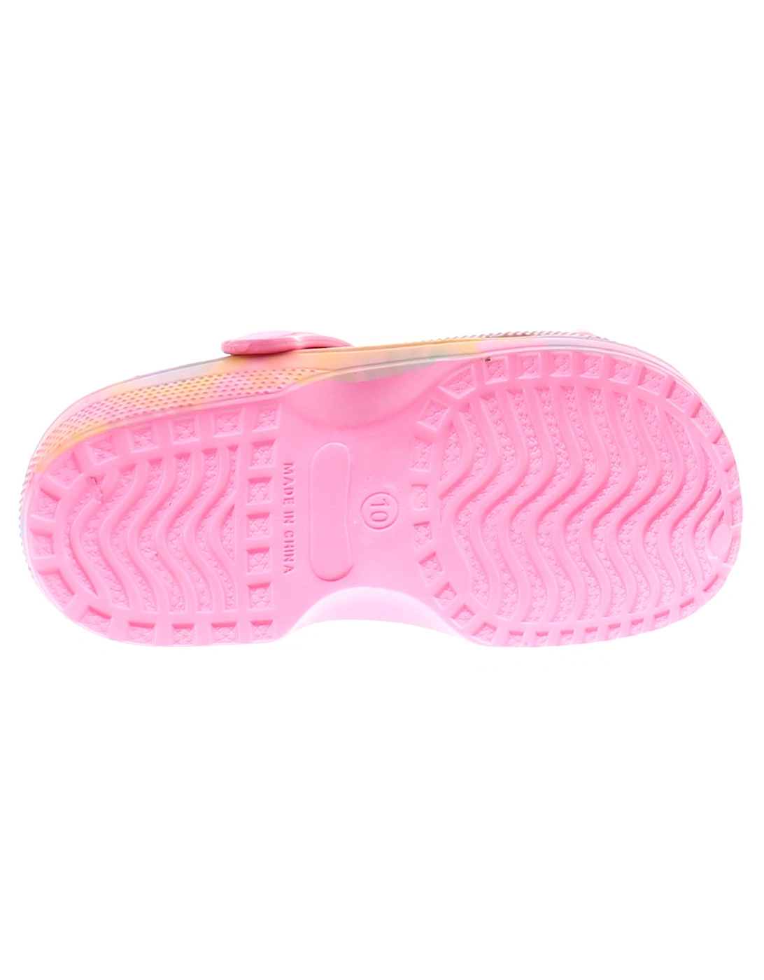 Girls Sandals Infants Sliders Clog pink UK Size