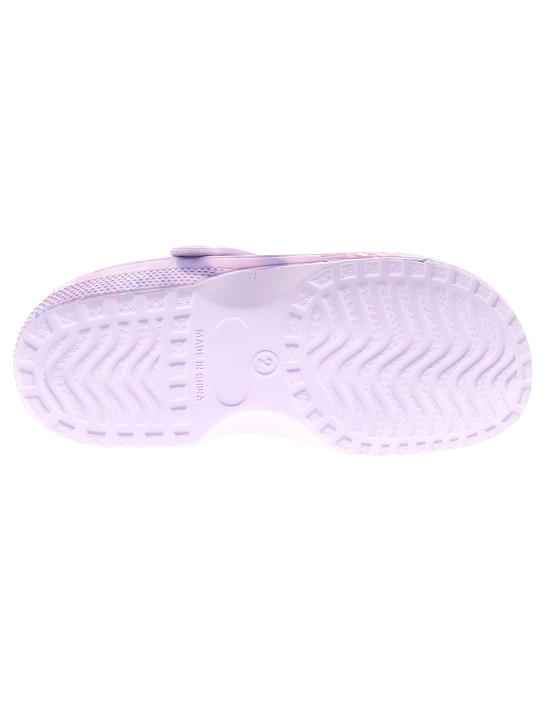 Younger Girls Sandals Sliders Clog purple UK Size