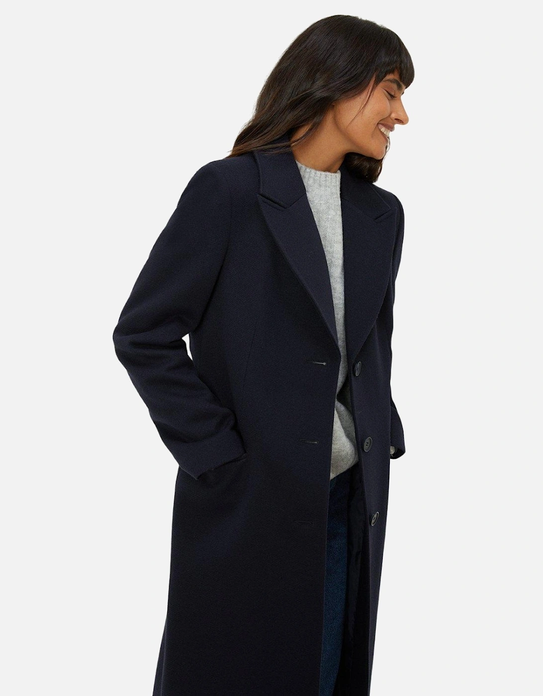 Womens/Ladies Maxi Single-Breasted Coat, 5 of 4