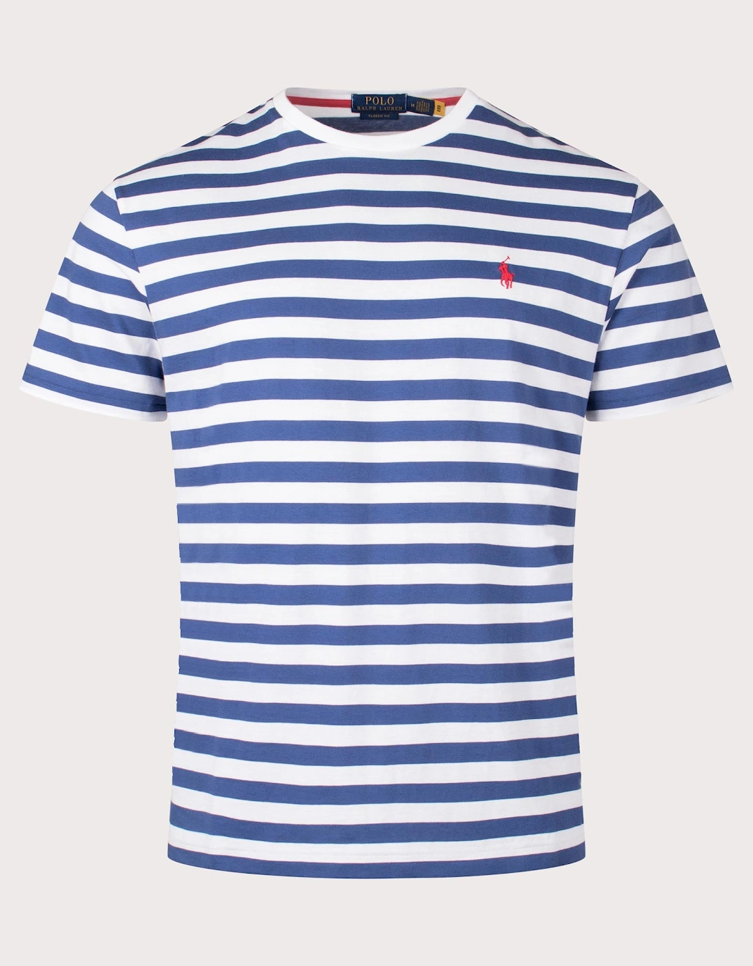 Classic Fit Striped Jersey T-Shirt, 4 of 3
