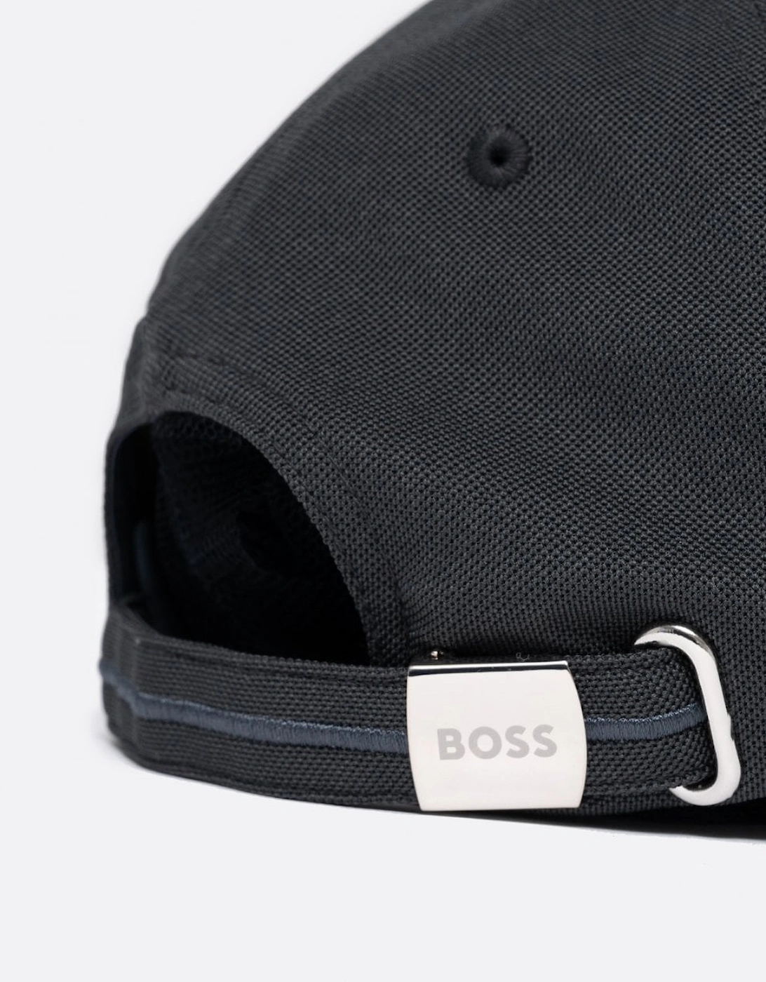 BOSS Green US-1 Mens Stretch-Piqué Cap With Embroidered 3D Logo