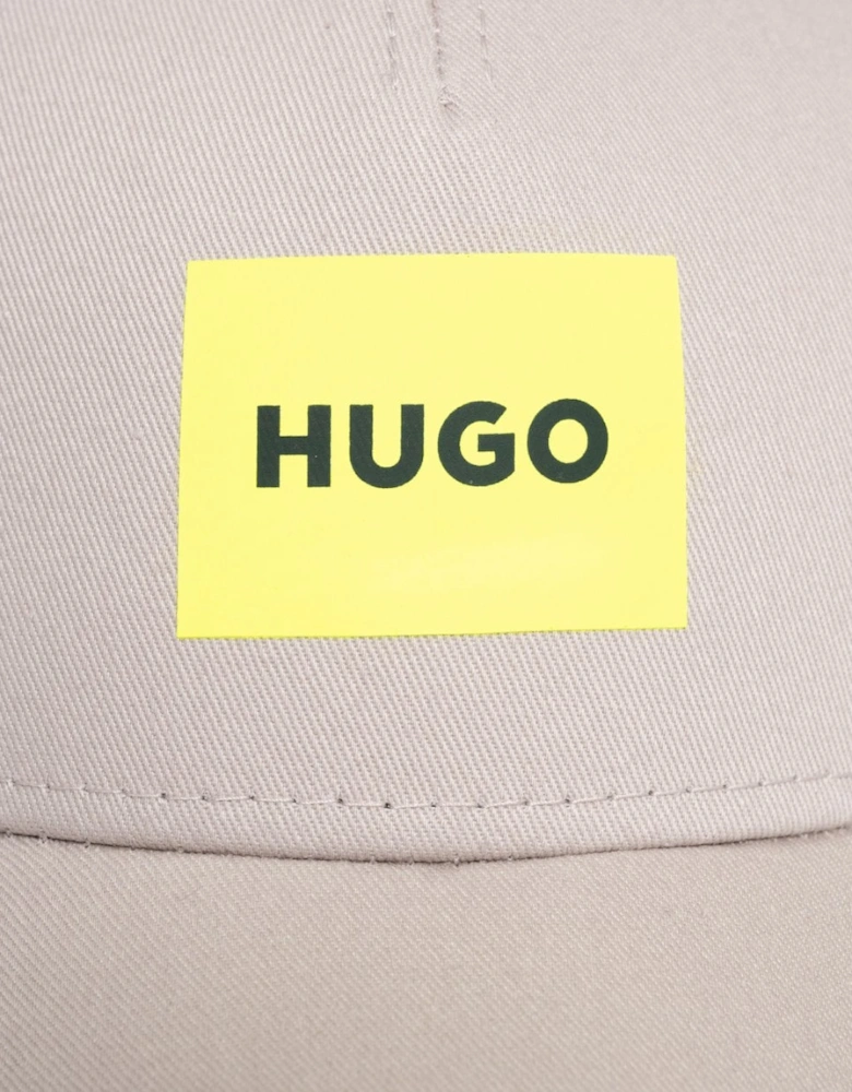 Jude Mens Cotton-Twill Woven Cap with Logo Print