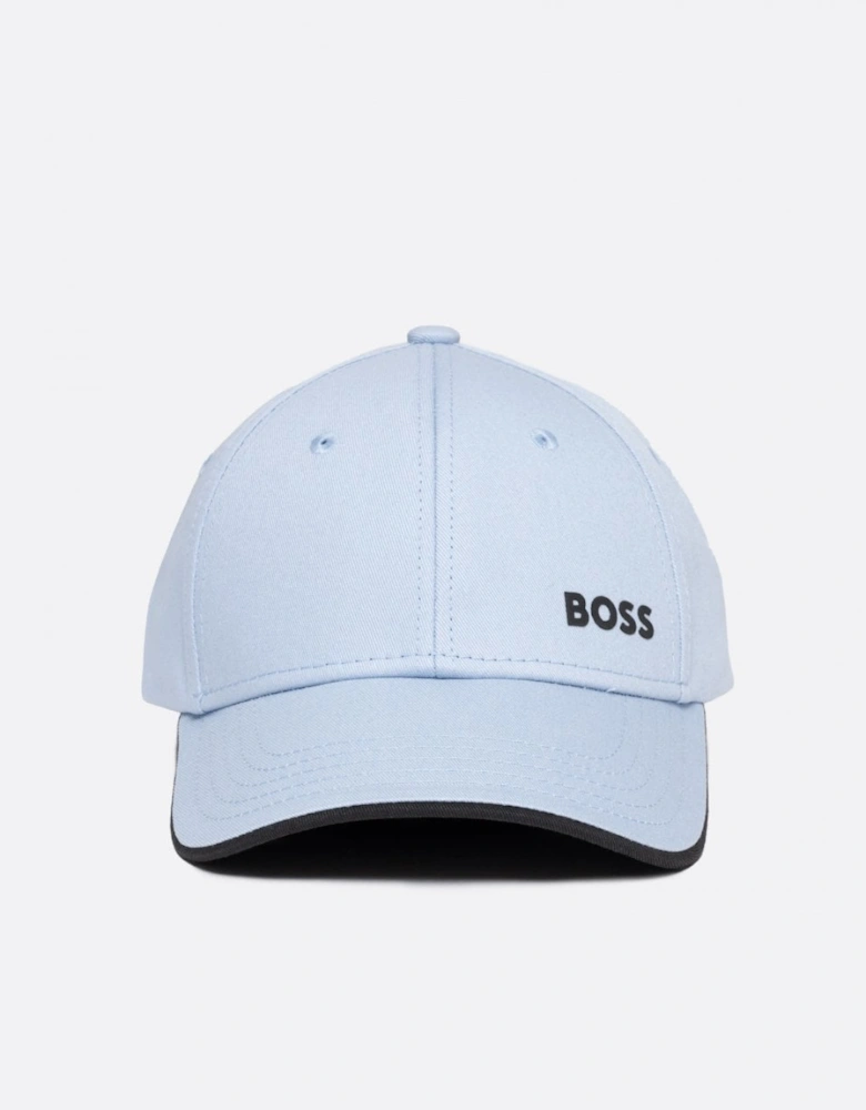 BOSS Green Mens Cotton-Twill Cap with Printed Logo