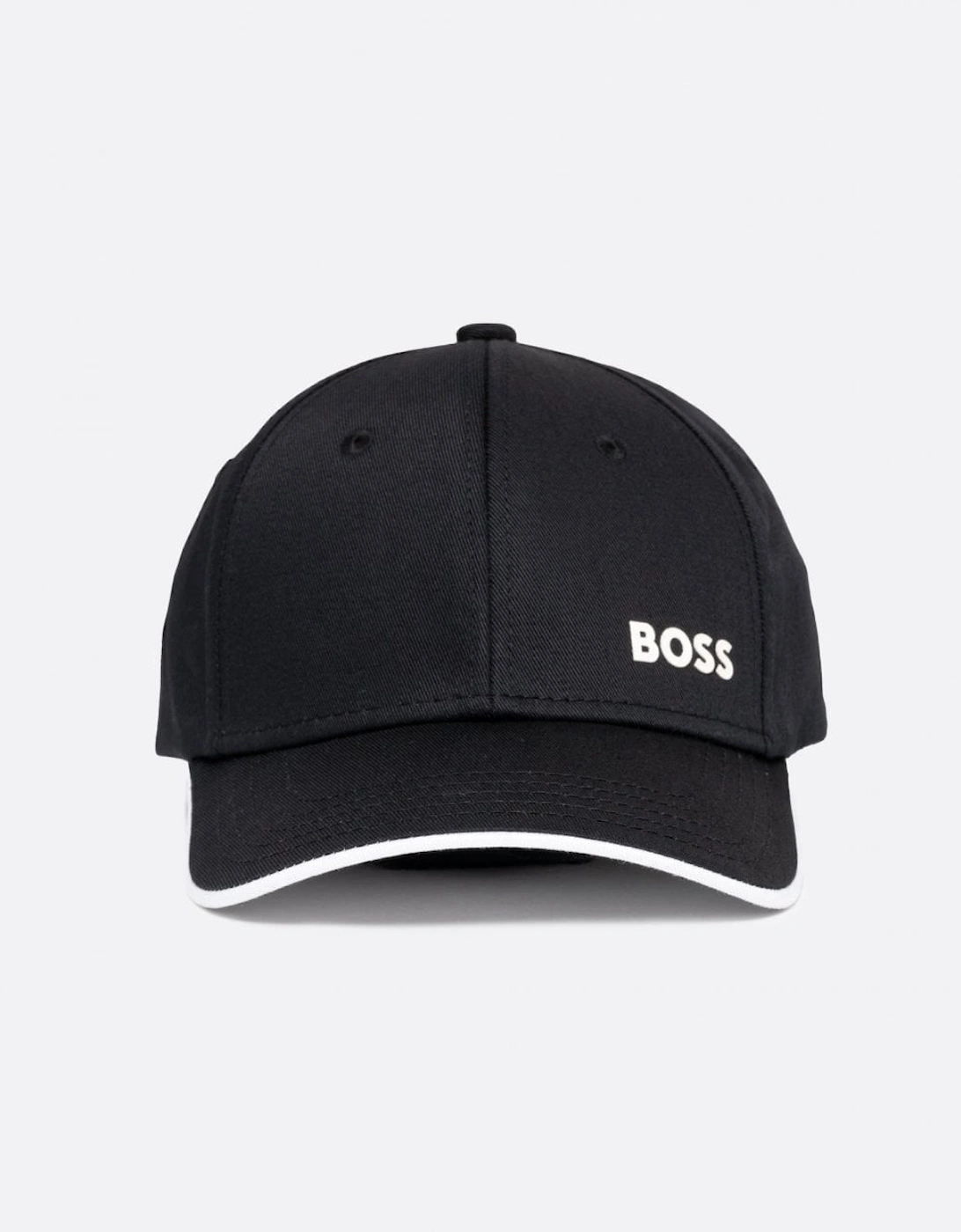 BOSS Green Mens Cotton-Twill Cap with Printed Logo