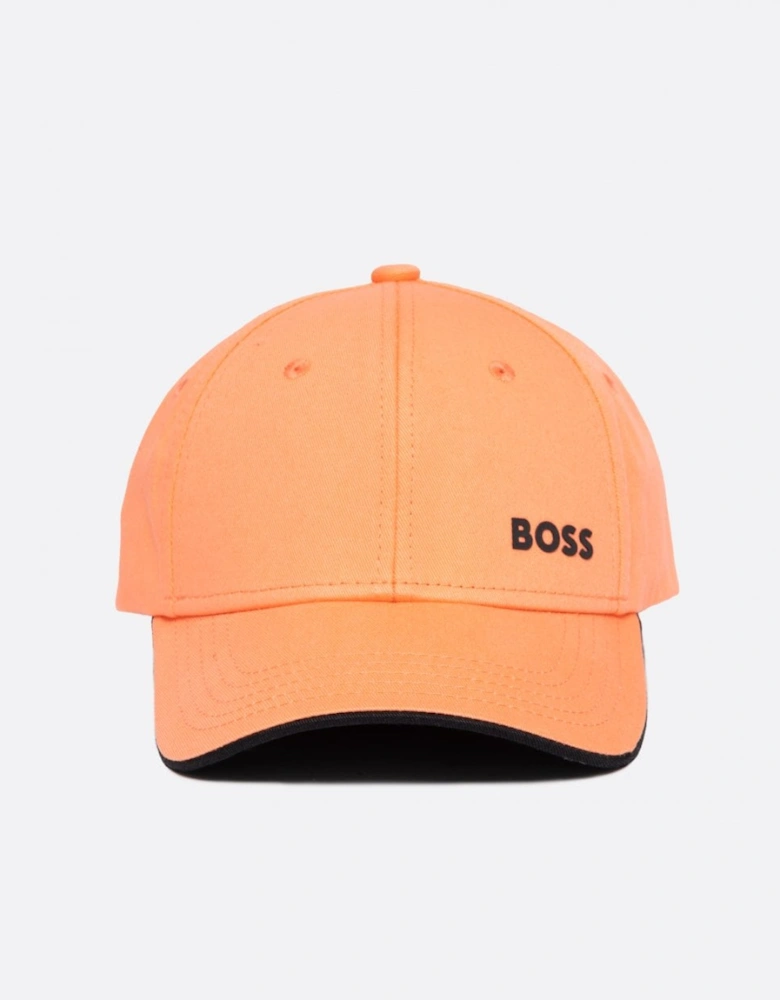 BOSS Green Mens Cotton-Twill Cap with Printed Logo