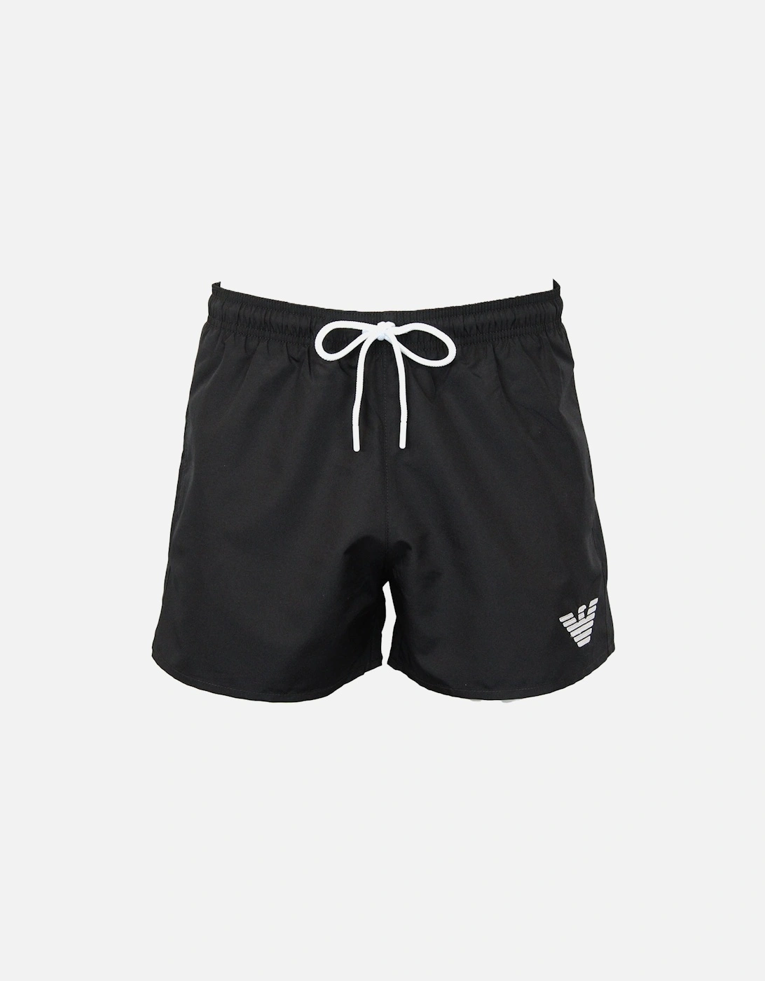Eagle Logo Swim Shorts, Black, 3 of 2