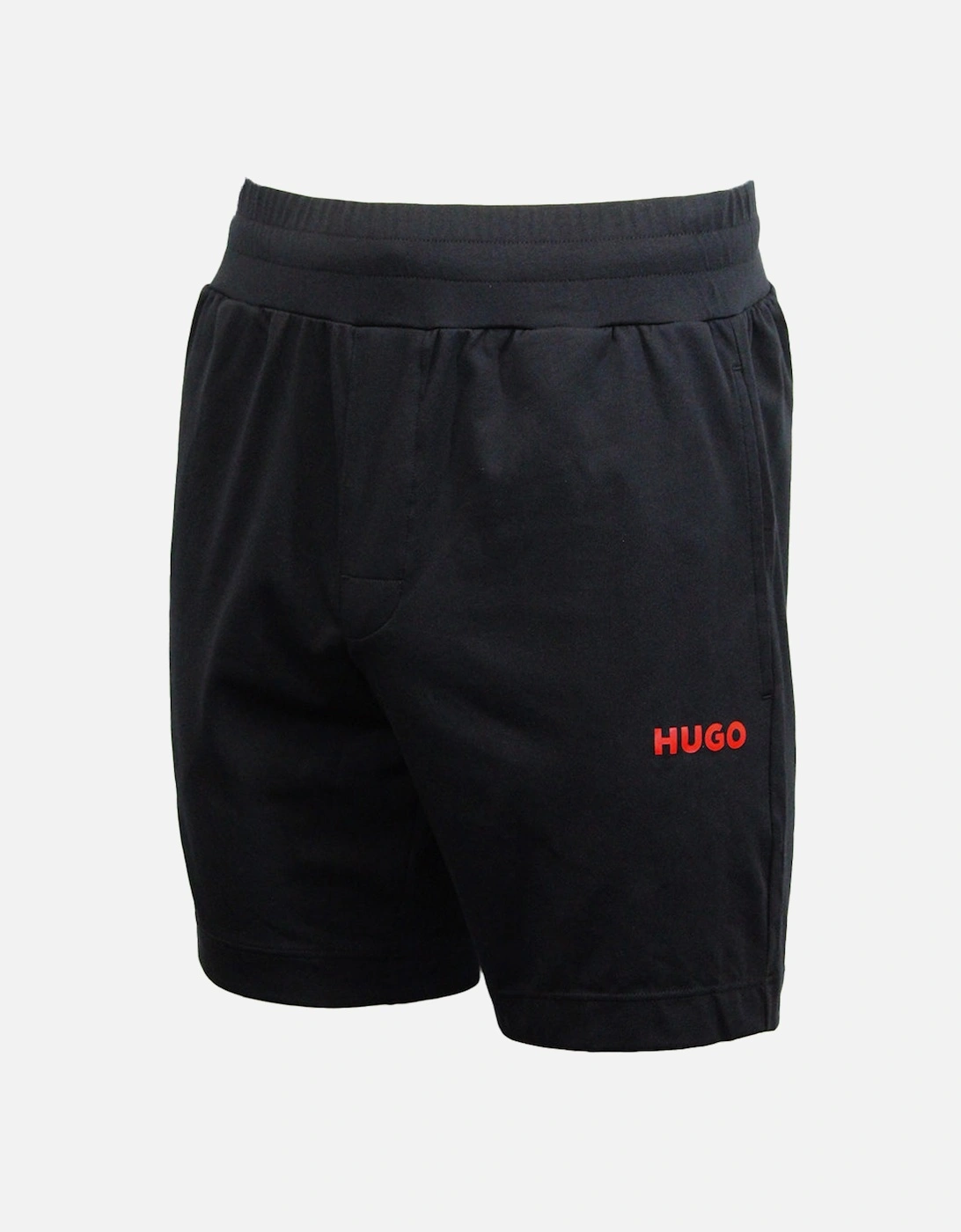 Linked Logo Lounge Shorts, Black