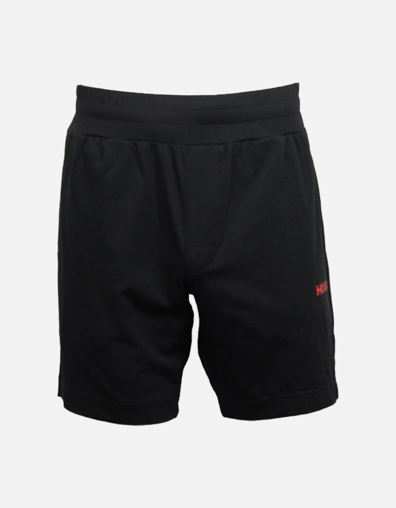 Linked Logo Lounge Shorts, Black