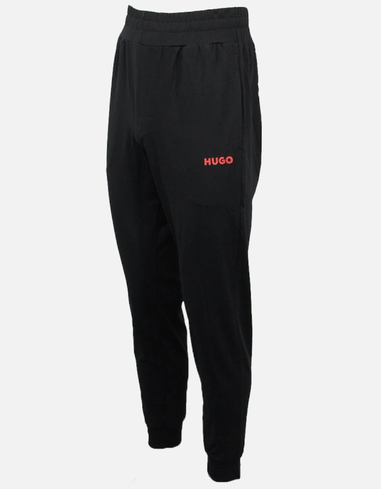 Linked Logo Jogging Bottoms, Black