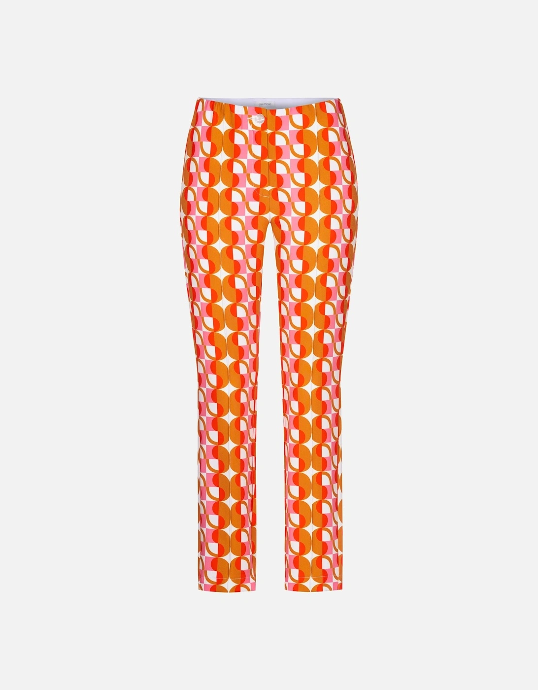 Elisa trousers in lipstick print, 7 of 6
