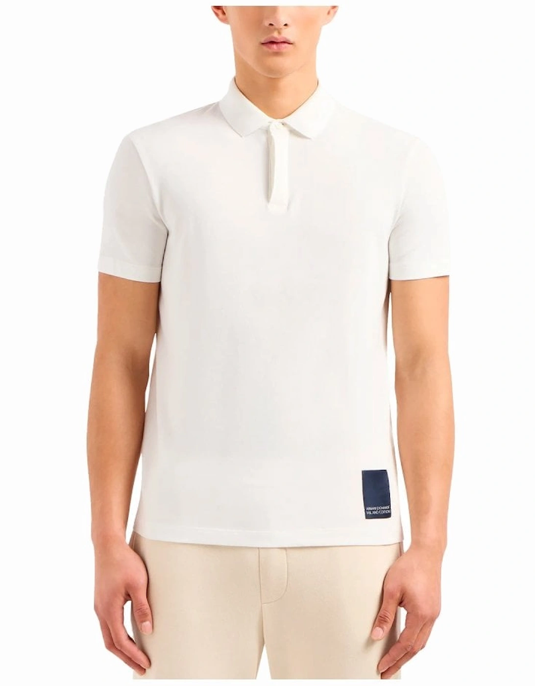 Armani Exchange Men's White Polo Shirt Off - : 40 L