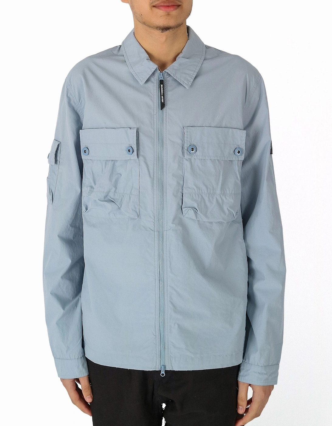 Storma Pocketed Blue Overshirt, 5 of 4