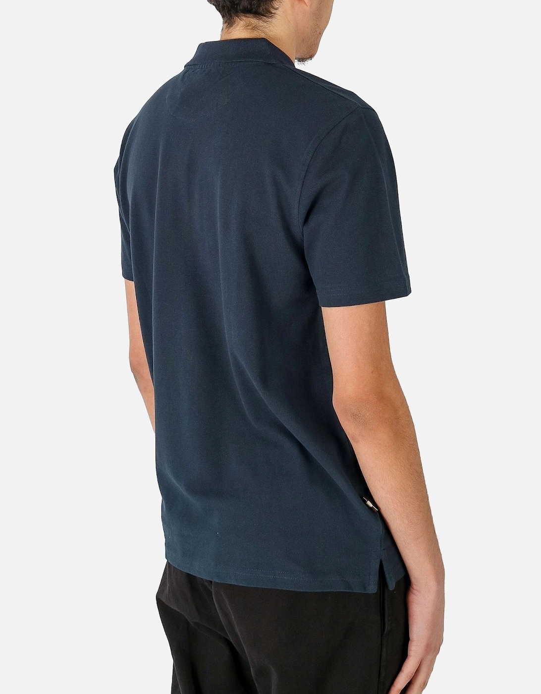 Chest Logo Navy Polo Shirt