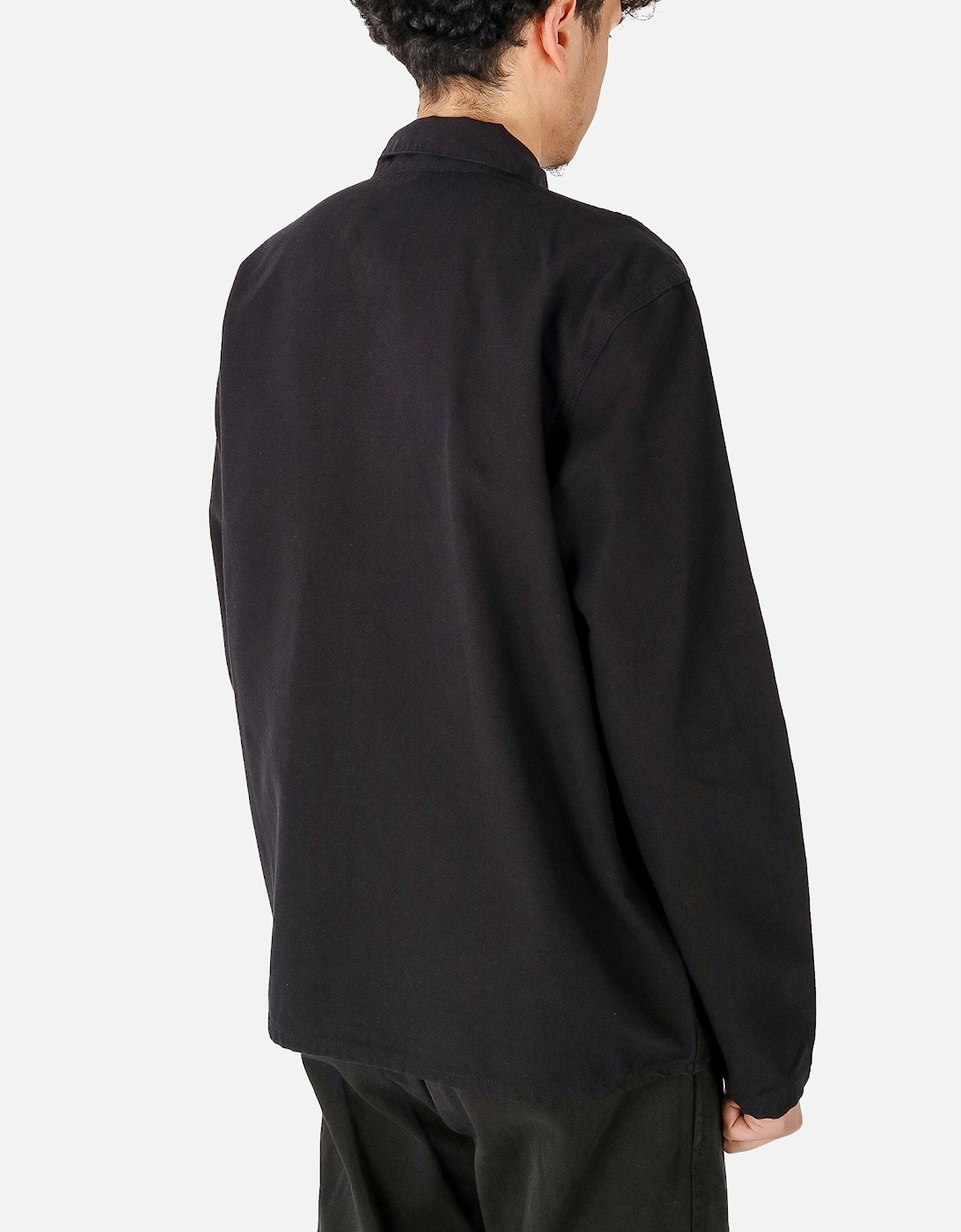 Canvas Coverall Black Jacket