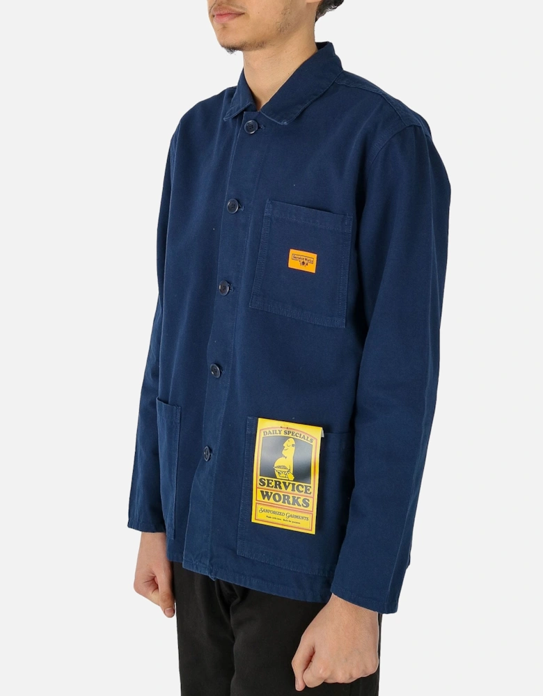 Canvas Coverall Navy Jacket