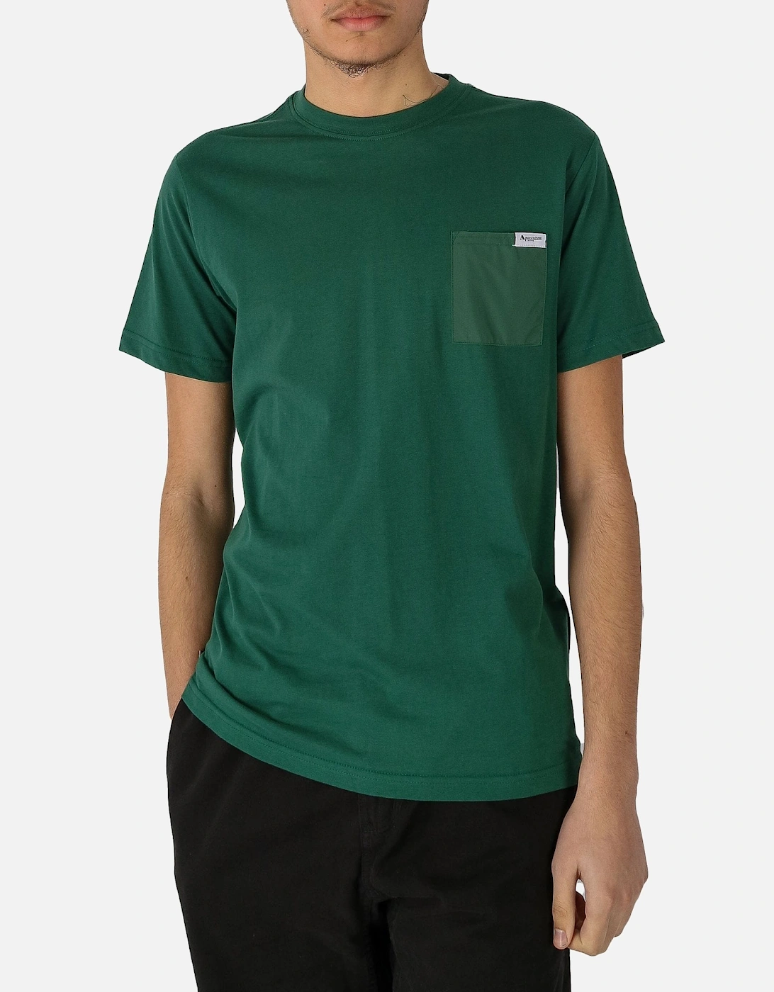 Single Chest Pocket Green Tee, 5 of 4