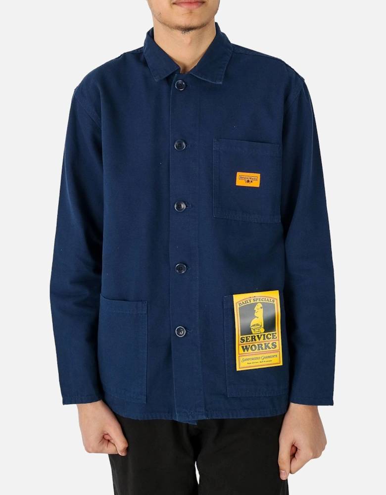 Canvas Coverall Navy Jacket