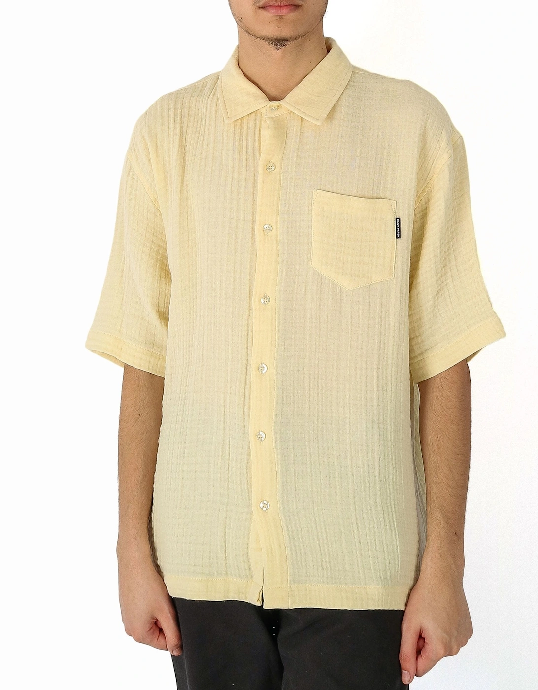 Enzi Button Through Yellow Shirt, 5 of 4