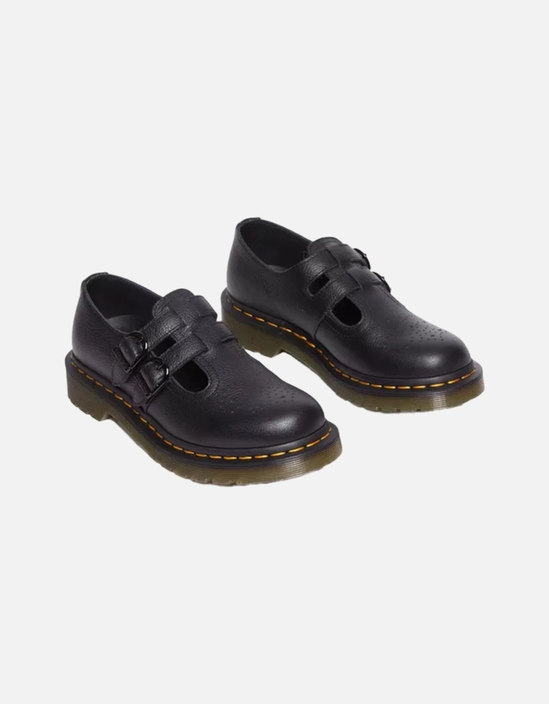 Dr. Martens Womens Mary Jane Virginia Shoes (Black)