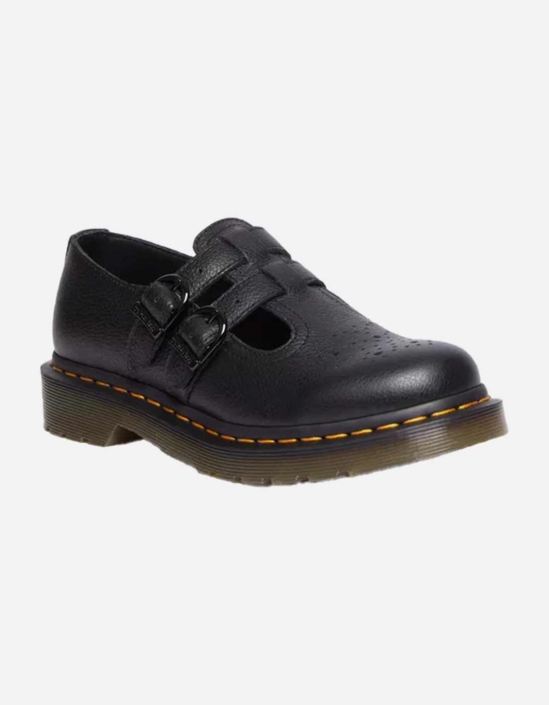 Dr. Martens Womens Mary Jane Virginia Shoes (Black), 8 of 7