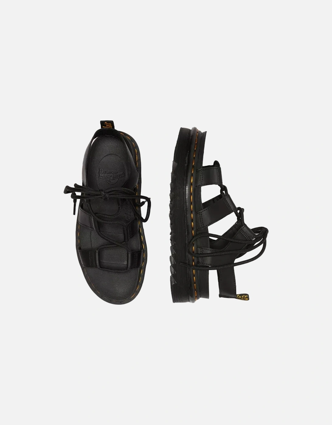 Dr. Martens Womens Nartilla Hydro Sandals (Black)