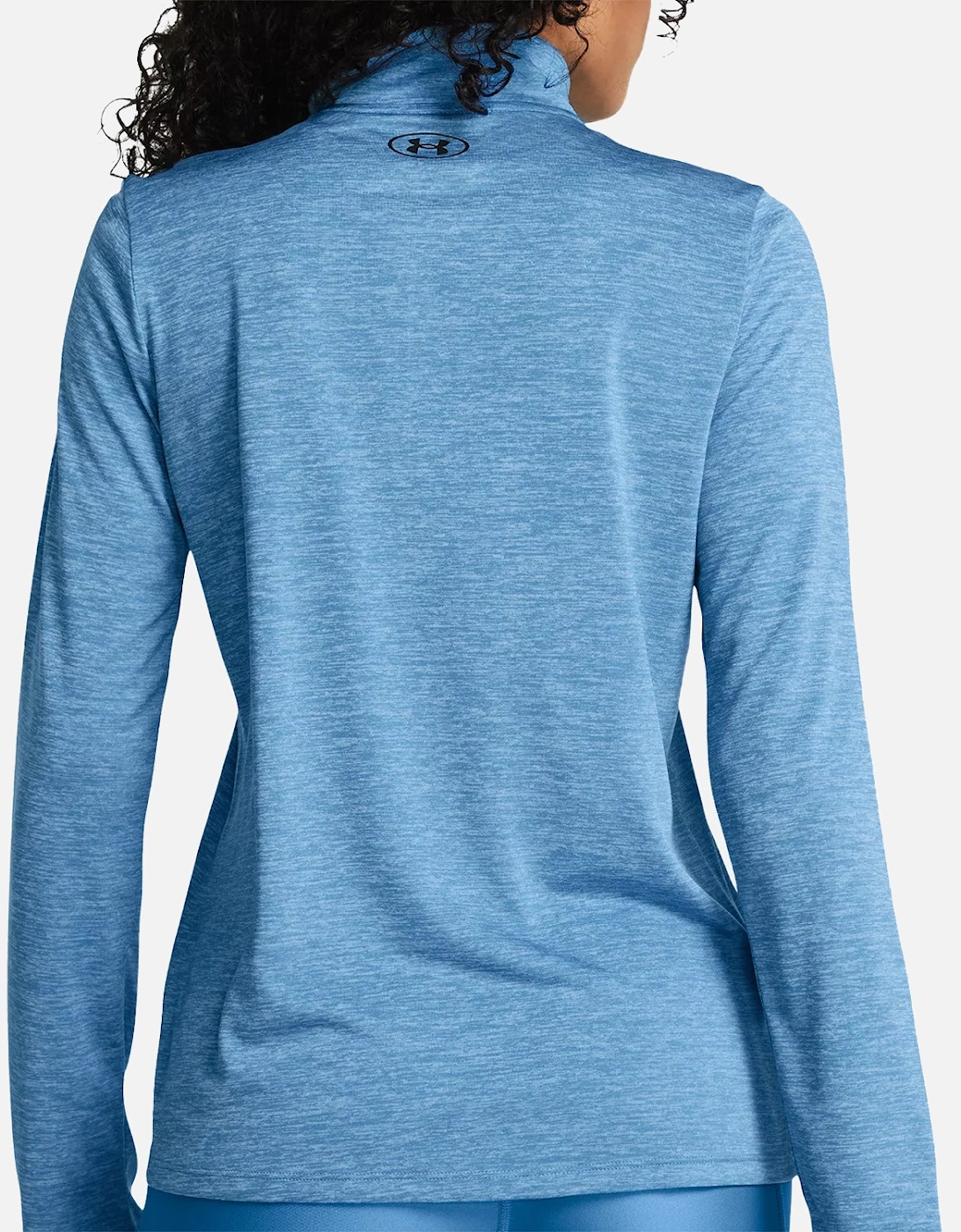 Womens Tech Twist 1/2 Zip Sweatshirt (Blue)