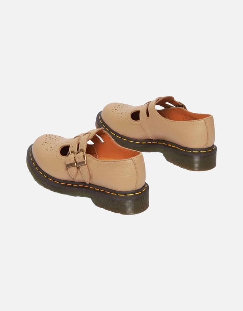 Dr. Martens Womens Mary Jane Virginia Shoes (Tan)