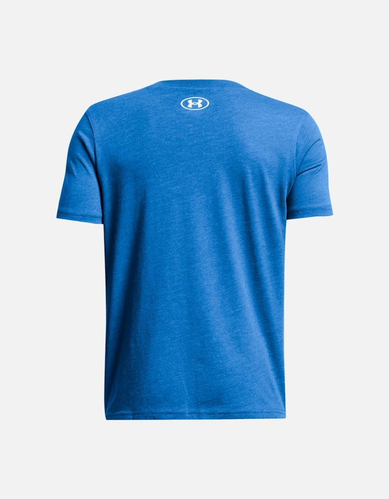 Boys Team Issue Wordmark T-Shirt (Blue)