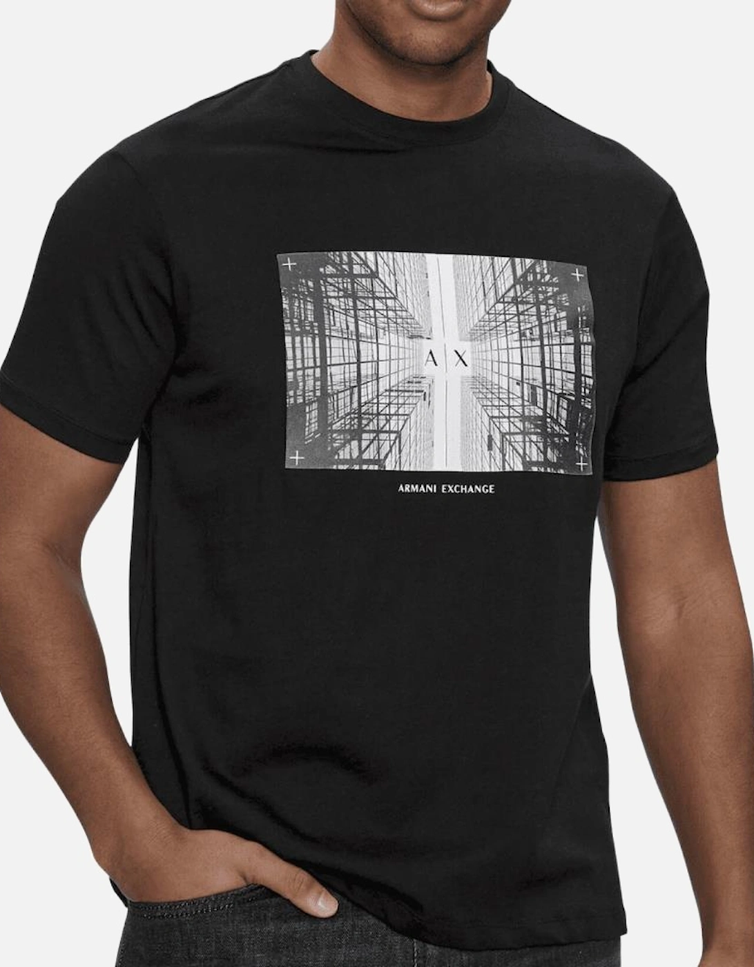 Cotton Skyscraper Logo Black T-Shirt, 3 of 2