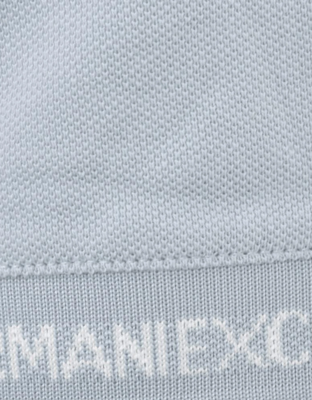 Cotton Embroidered Logo Celestial Blue Zip Polo Shirt