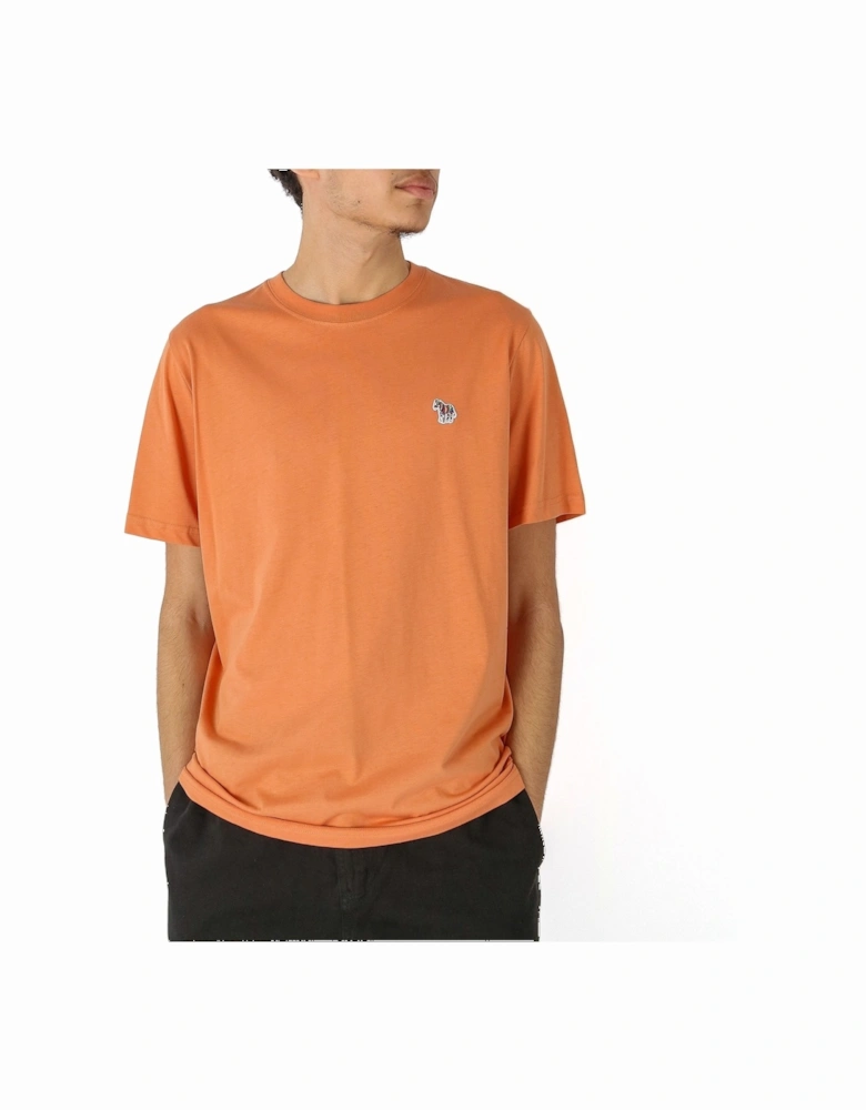 Zebra Badge Orange Tee