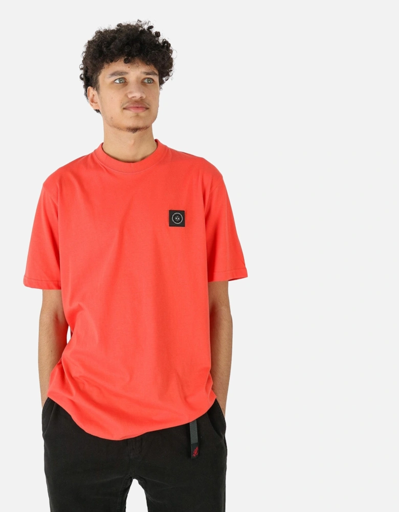 Siren Chest Logo Coral Tee