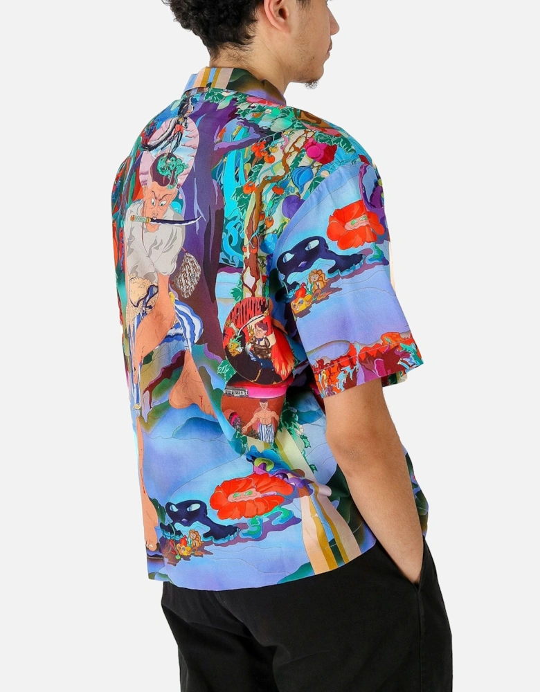 Hedi Thami All Over Print Multicolour Shirt