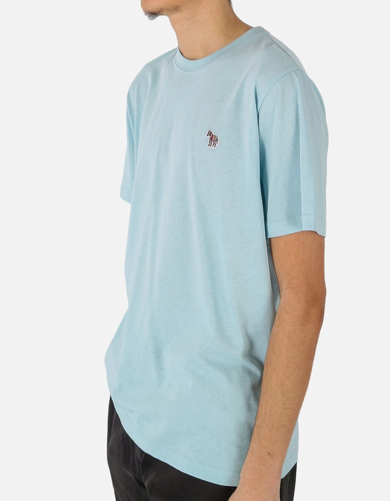 Zebra Badge Blue Tee