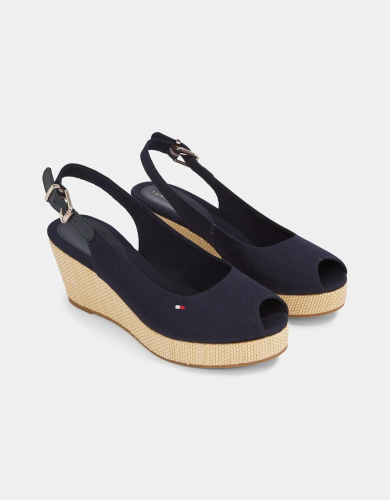 Iconic Elba Sling Back Wedge