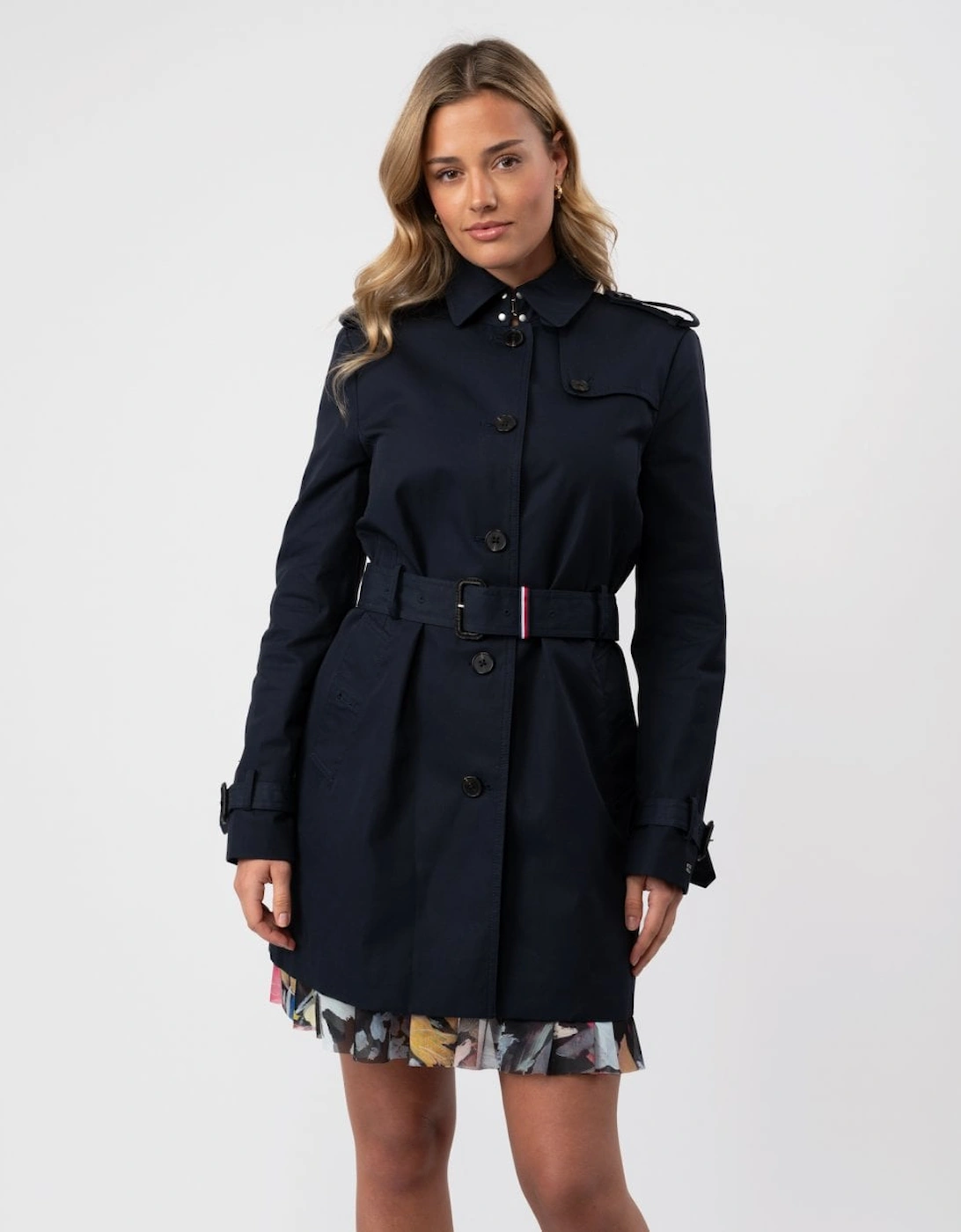 Heritage Single Breasted Womens Trench Coat, 7 of 6