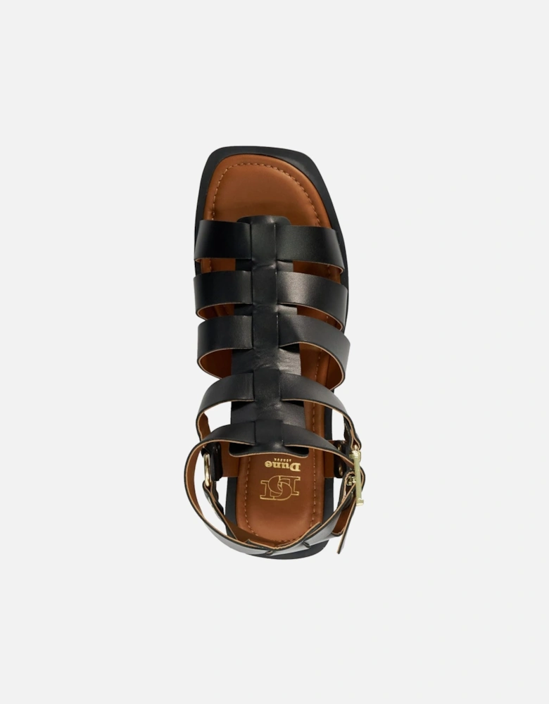 Ladies Lynks - Wooden Sole Studded Gladiator Sandals