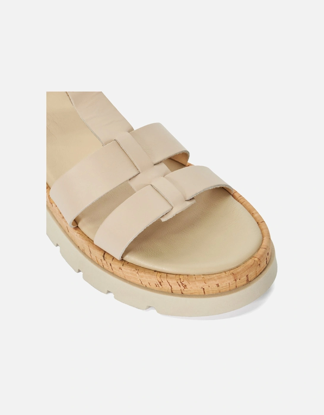 Ladies Laplin - Chunky Leather Cork Insert Sandals