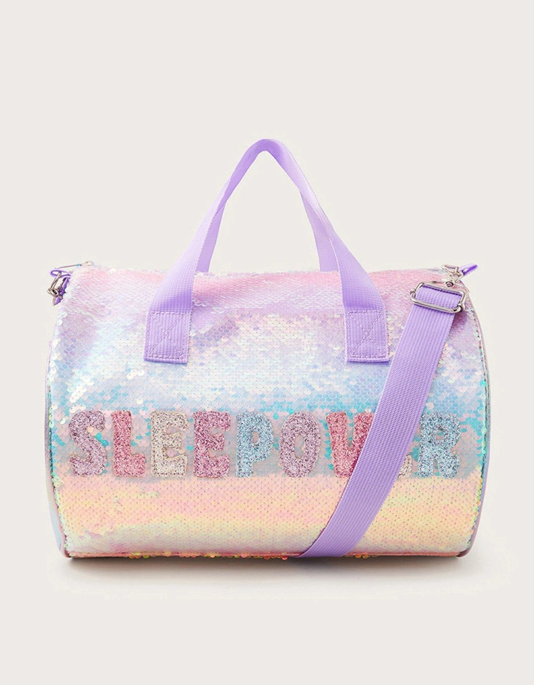 Girls Sleepover Sequin Bag - Lilac