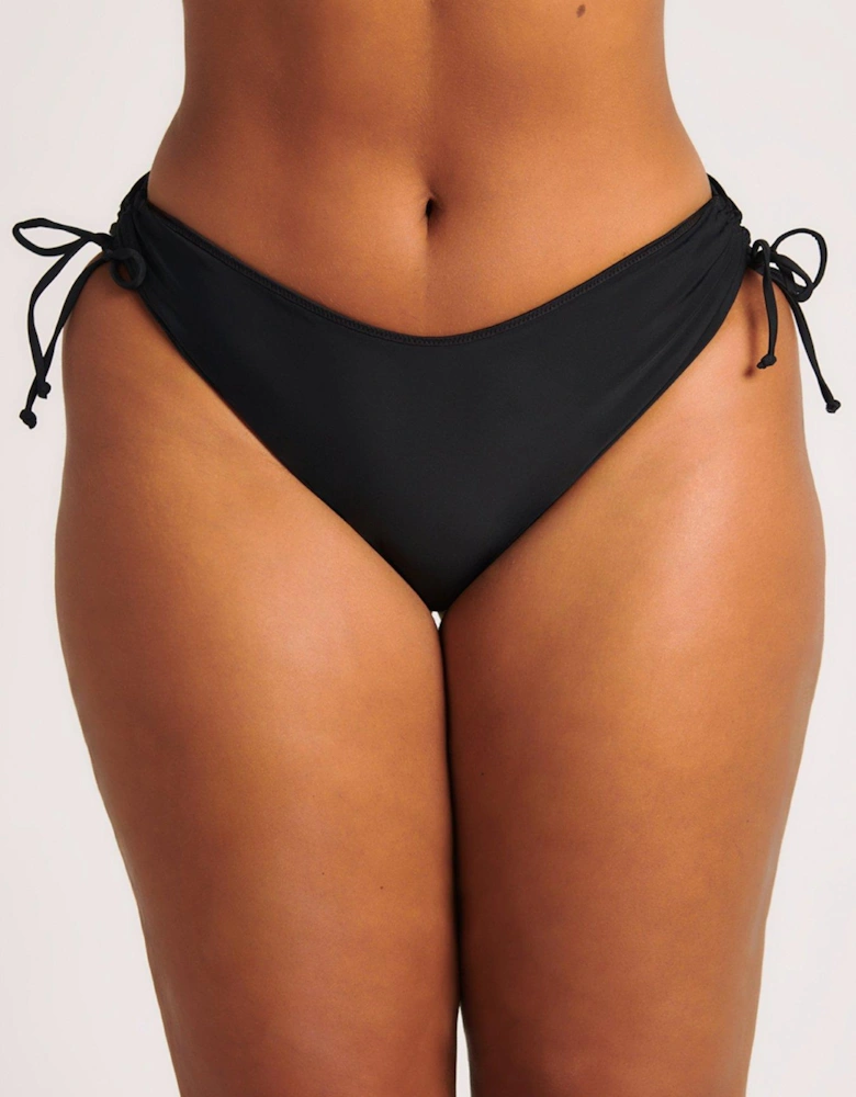 Ibiza Tie Side Bikini Brief - Black