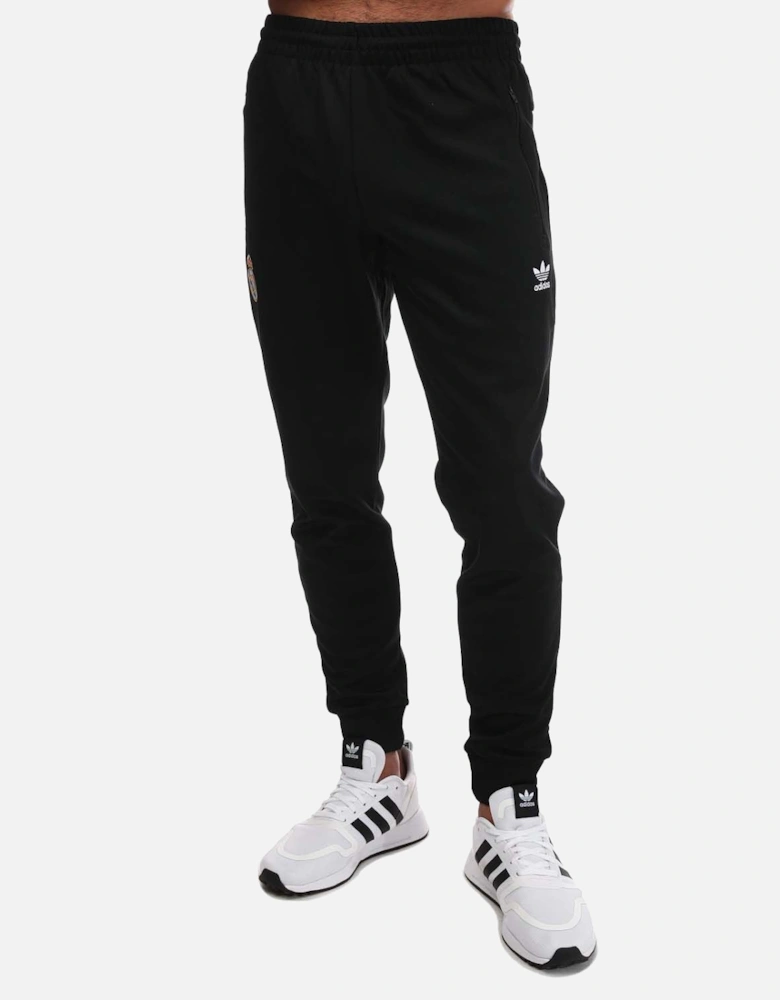 Mens Real Madrid Essentials Trefoil Joggers