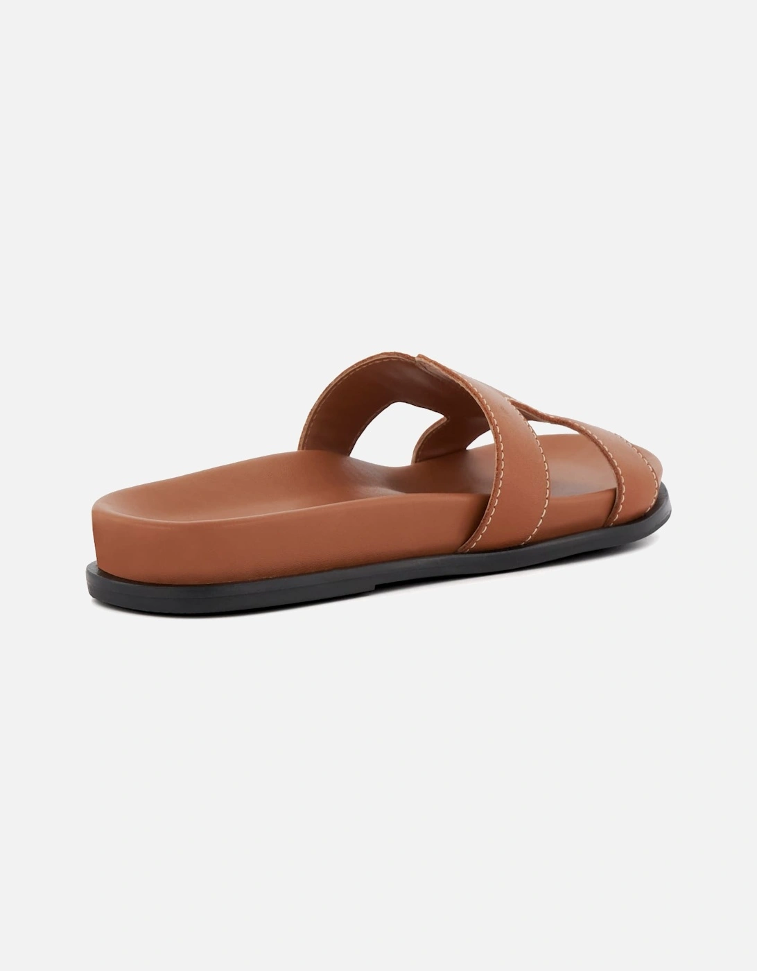 Ladies  Loupa - Wide Fit Comfort-Footbed Flat Leather Sandals