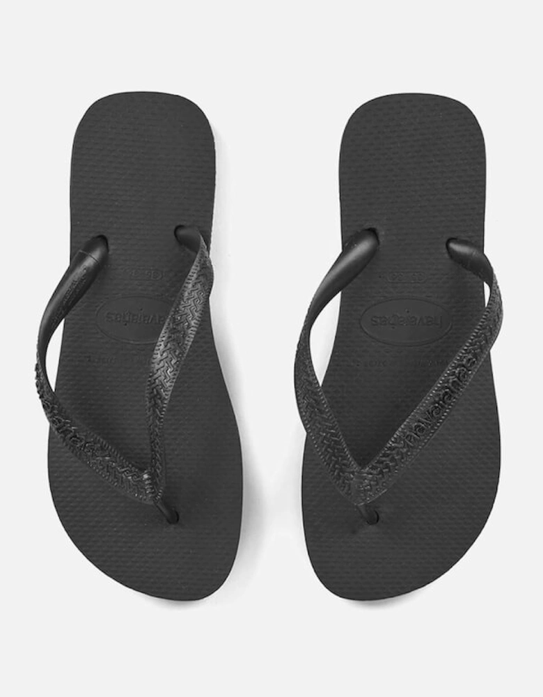 Top Flip Flops - Black